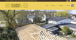Desktop Screenshot of holzbau-dufner.com